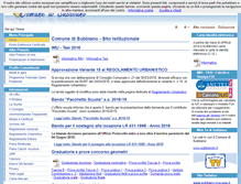 Tablet Screenshot of comune.subbiano.ar.it